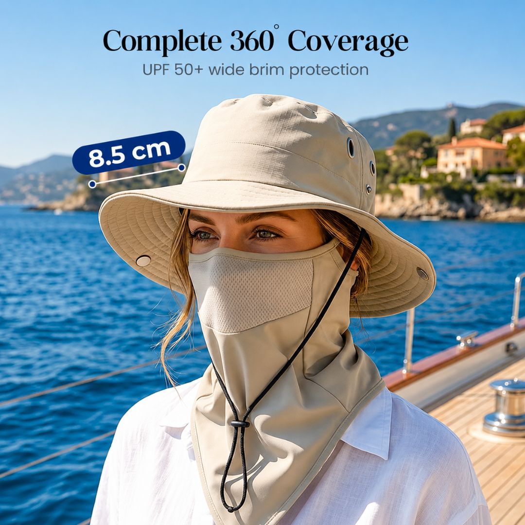 ☀️SUMMER SALE 50% OFF🔥UPF50+ Sun Protection Hat With FullFace &Neck Coverage