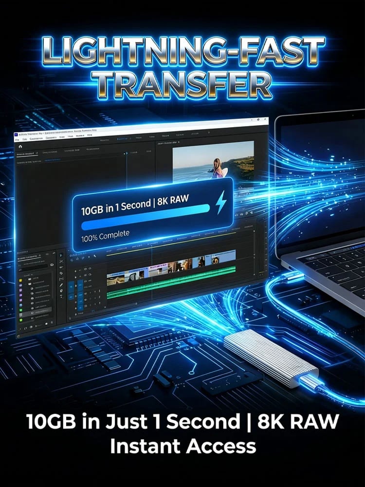 🔥Flash Sale⚡ 50K+ SOLD! Almost Gone-🔥16TB Large-Capacity Type-C Portable Mini SSD