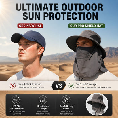 ☀️SUMMER SALE 50% OFF🔥UPF50+ Sun Protection Hat With FullFace &Neck Coverage