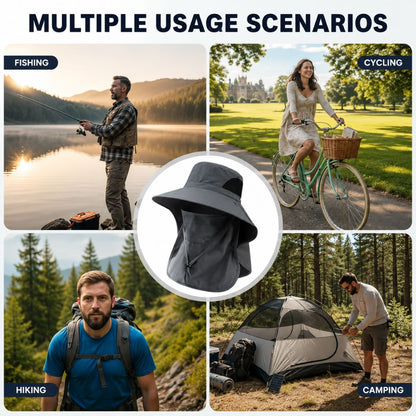 ☀️SUMMER SALE 50% OFF🔥UPF50+ Sun Protection Hat With FullFace &Neck Coverage